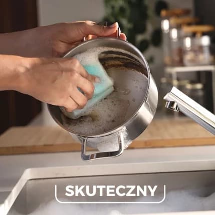 Zmywak profilowany z enzymami Vileda Pro Clean 3 sztuki