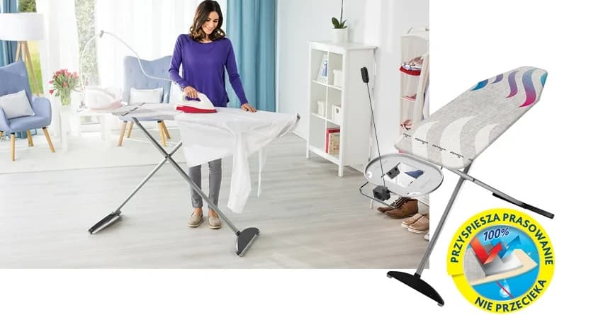 Deska do prasowania Vileda Premium Total Reflect Plus 130 cm x 44 cm